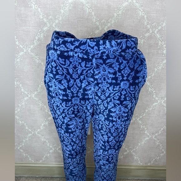 Lands' End Women's Pants Blue Geometric Pants Size S - Picture 4 of 7